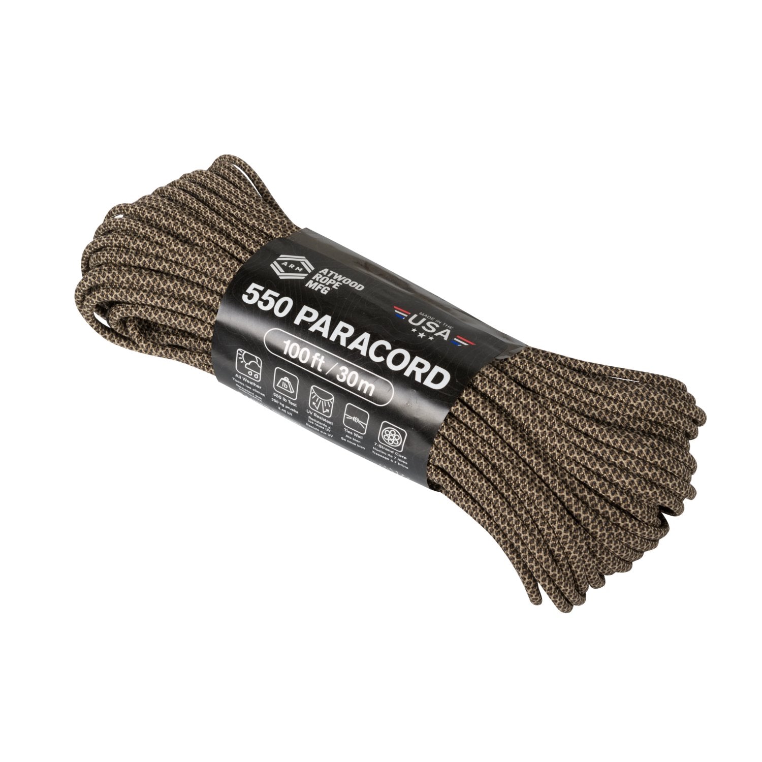 Atwood Rope MFG 550 Paracord (100 ft) Hyena
